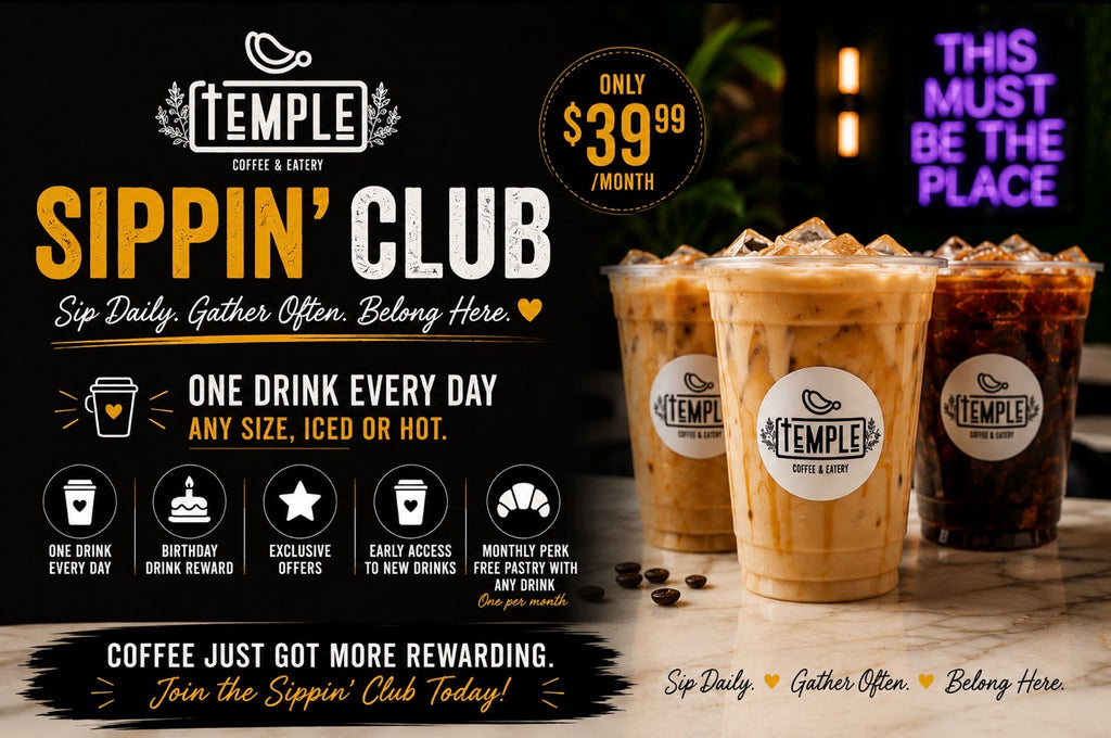 Temple Sippin’ Club ☕