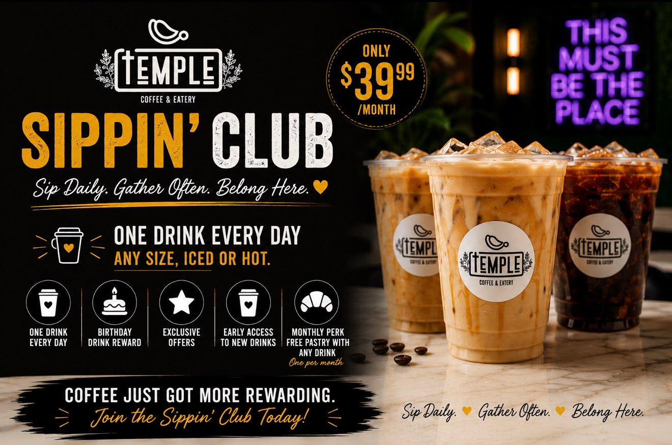 Temple Sippin’ Club ☕
